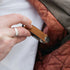 Orbitkey Key Organiser Crazy-Horse in Chestnut Brown with Brown Stitching - Getoutside Shoes