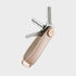 Orbitkey Key Organiser Leather in Blush with Blush Stitching - Getoutside Shoes