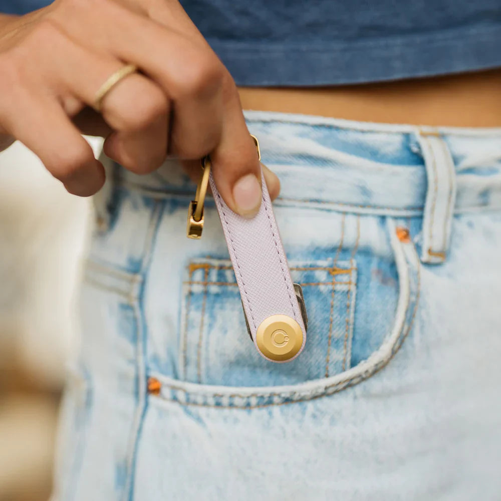 Orbitkey Key Organiser Saffiano in Lilac