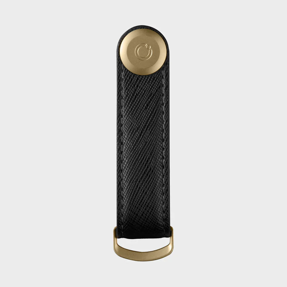 Orbitkey Key Organiser Saffiano in Liquorice Black