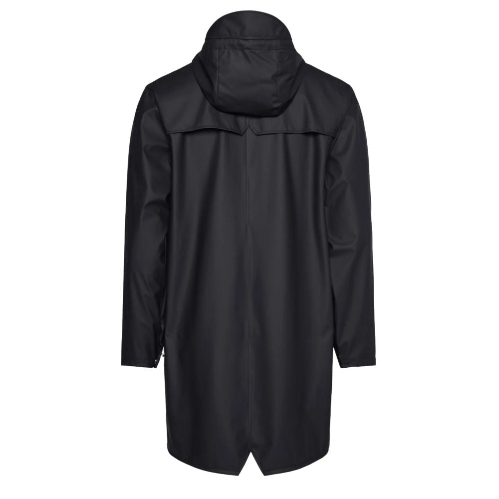 Rains Long Jacket in Black