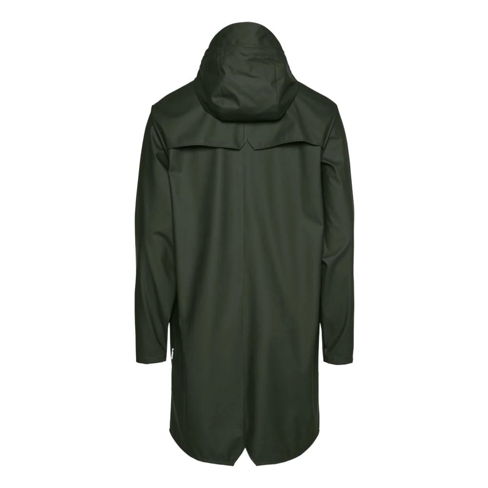 Rains Long Jacket in Green