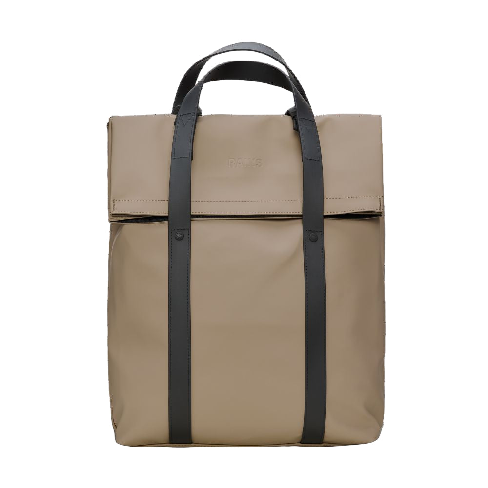 Rains 2 Way Tote Backpack in Beige