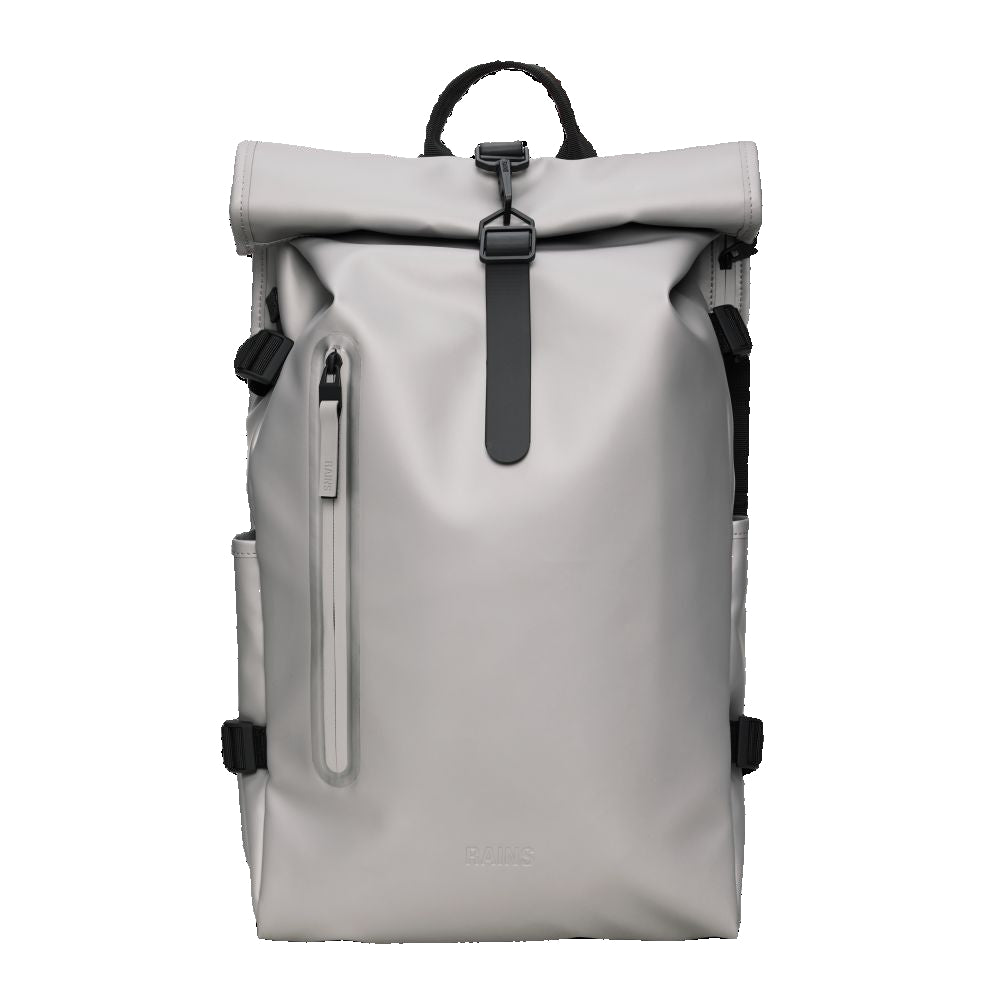 Rains Rolltop Rucksack Large in Nimbus