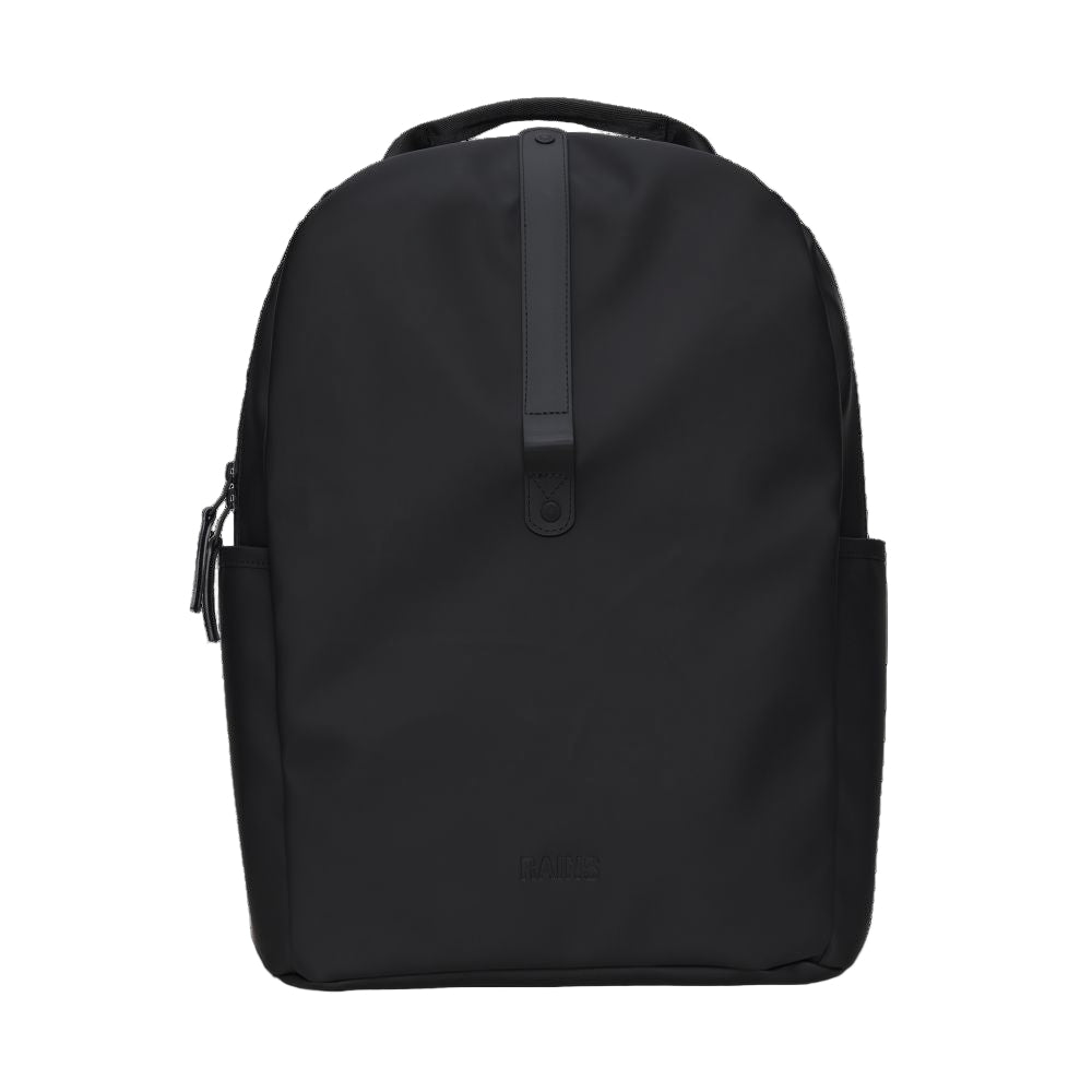 Rains Clip Front Backpack in Black