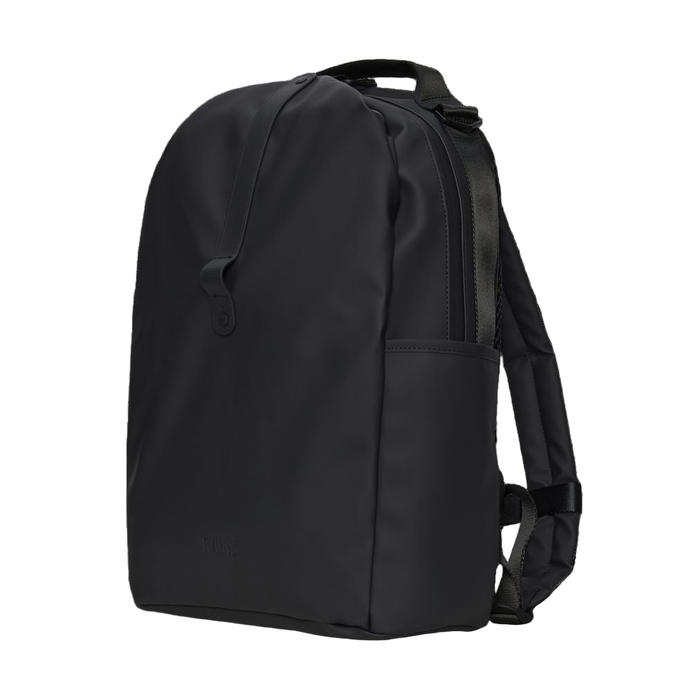 Rains Clip Front Backpack in Black