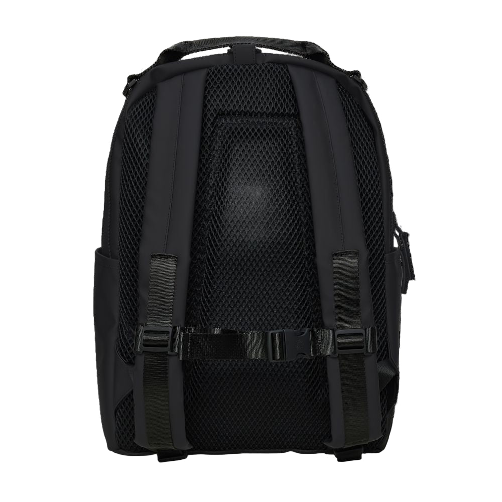 Rains Clip Front Backpack in Black