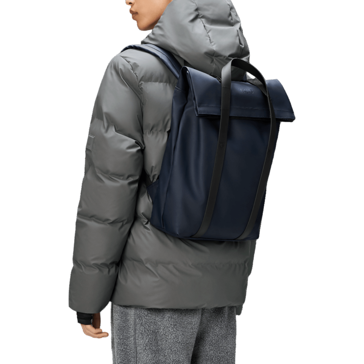Rains 2 Way Tote Backpack in Navy - Getoutside Shoes