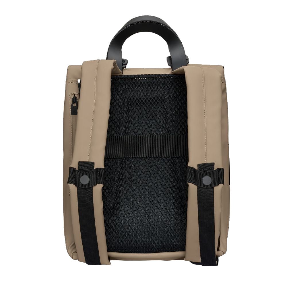 Rains 2 Way Tote Backpack Mini in Beige - Getoutside Shoes