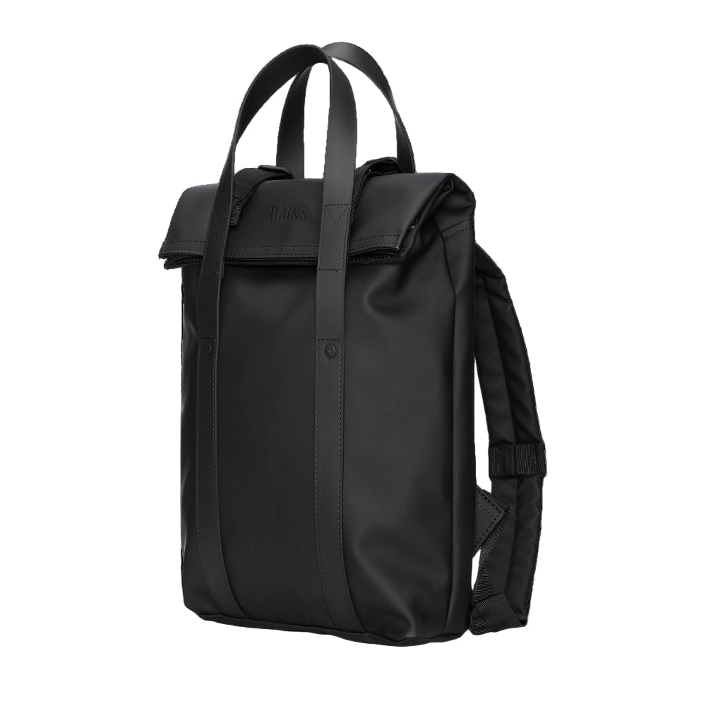 Rains 2 Way Tote Backpack Mini in Black - Getoutside Shoes