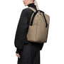 Rains Clip Front Backpack in Beige - Getoutside Shoes