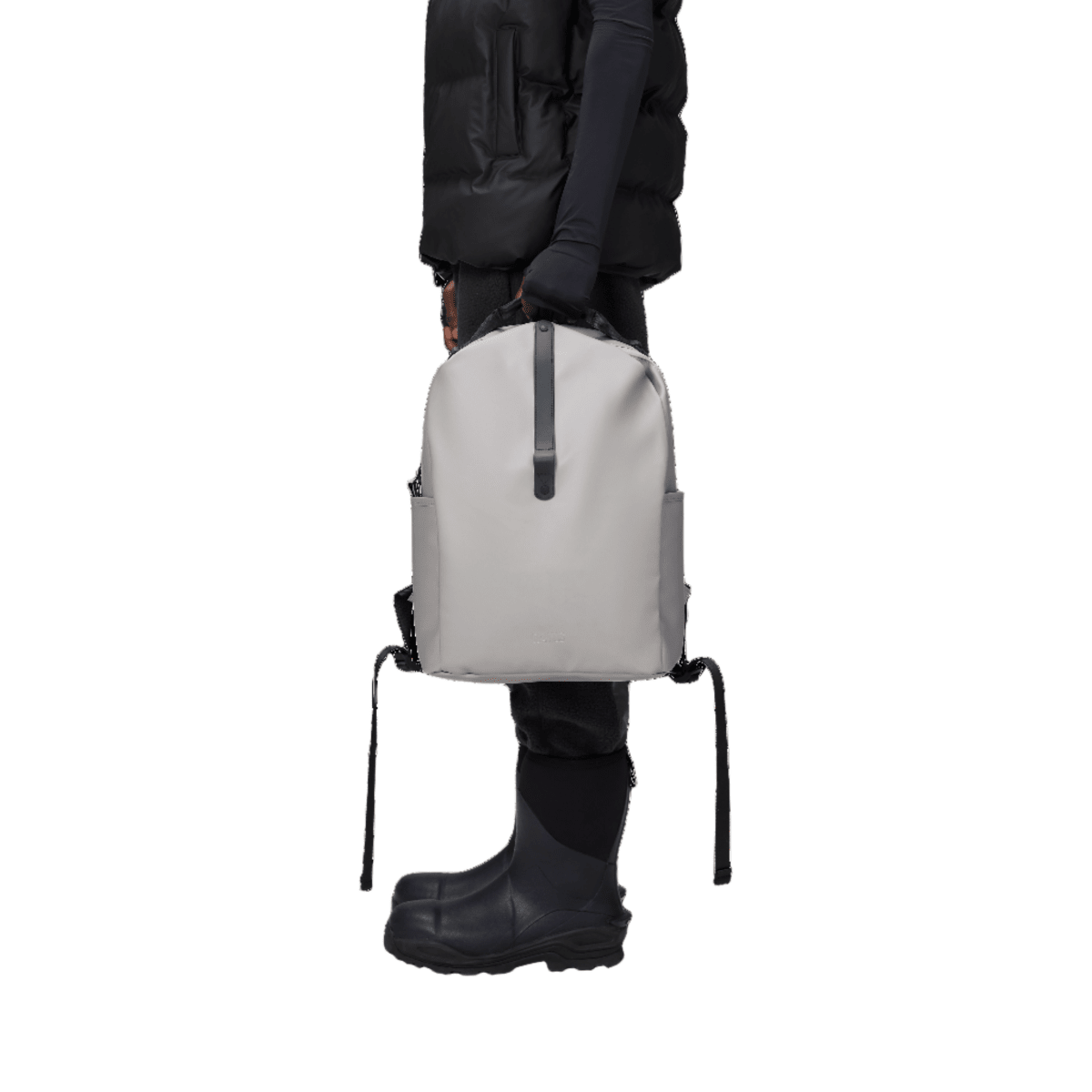Rains Clip Front Backpack in Nimbus - Getoutside Shoes