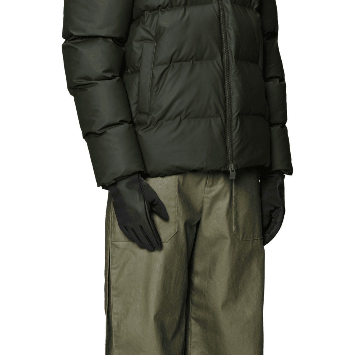 Rains Gloves in Black - Getoutside Shoes