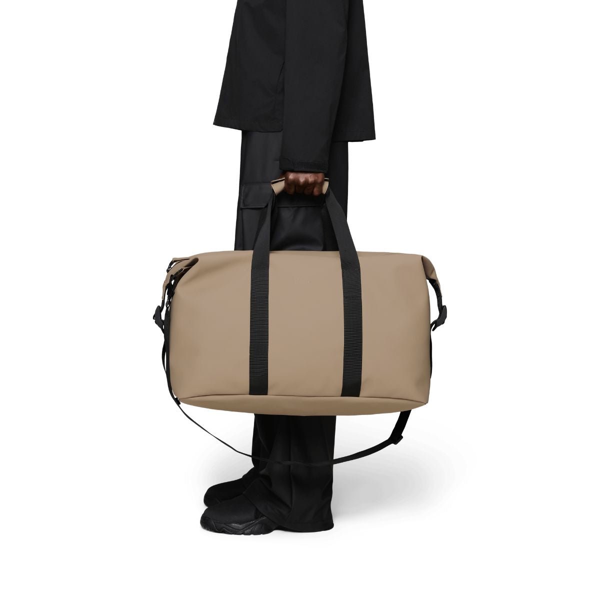 Rains Hilo Weekend Bag in Beige - Getoutside Shoes