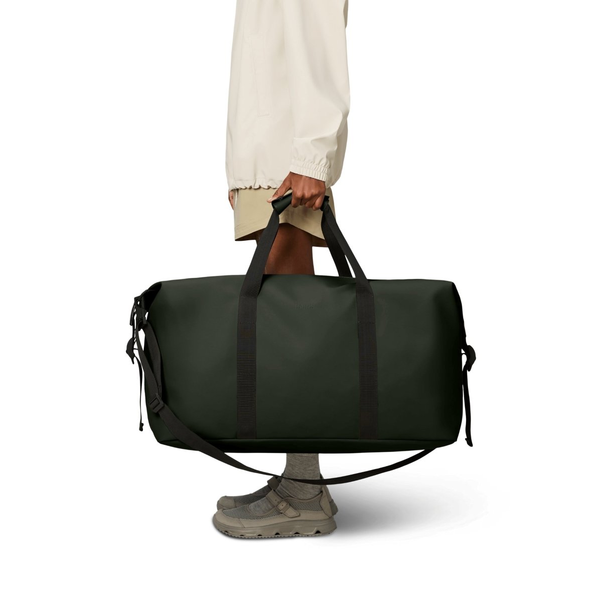 Rains Hilo Weekend Bag Large in Green - Getoutside Shoes