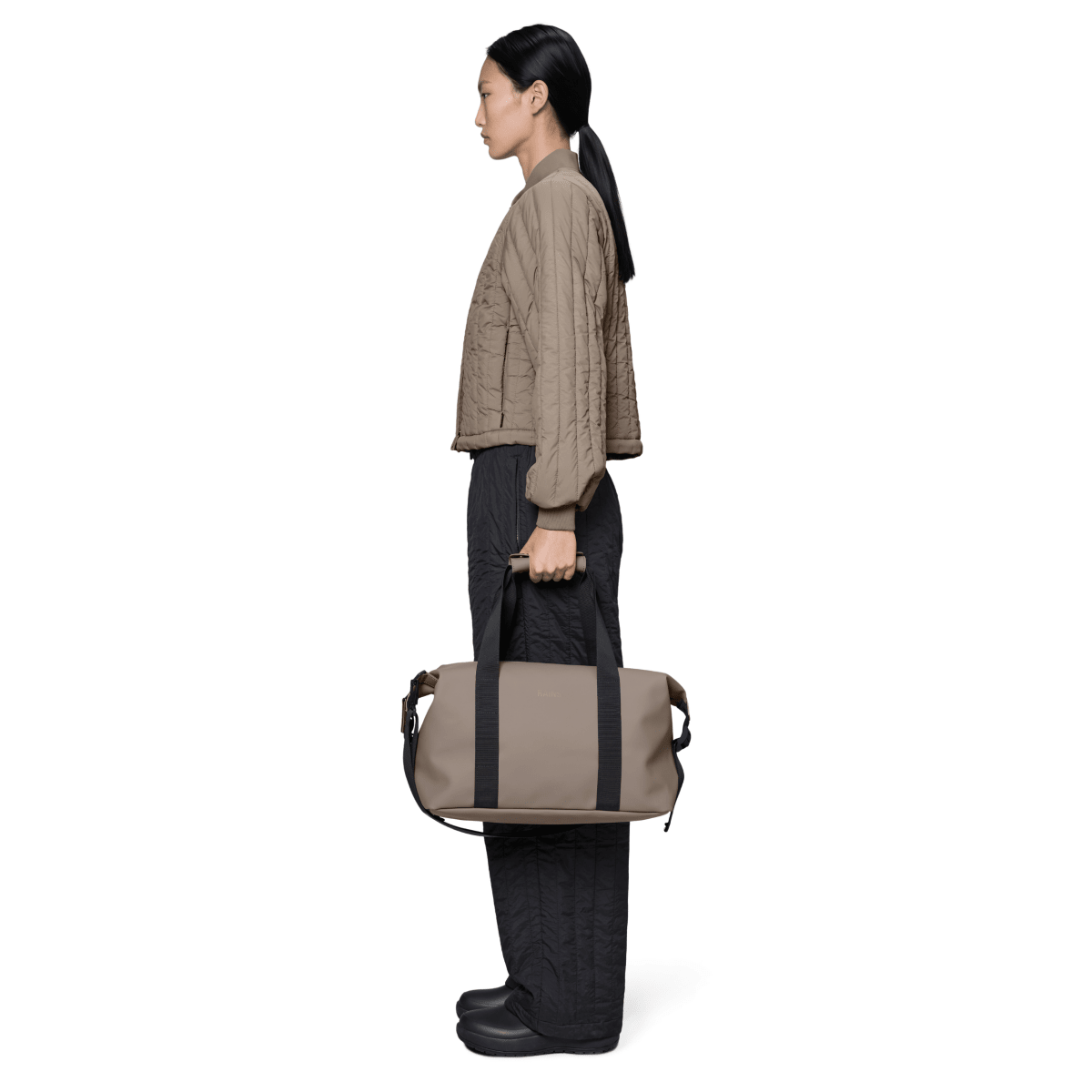 Rains Hilo Weekend Bag Small in Cinder - Getoutside Shoes