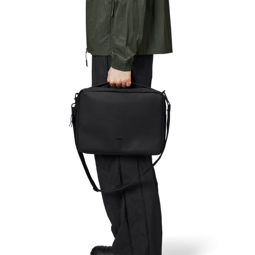 Rains Laptop Bag 13″/14″ in Black - Getoutside Shoes