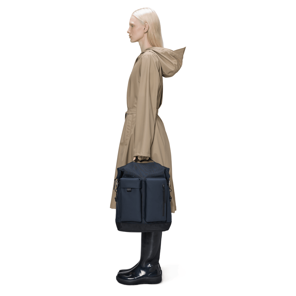 Rains Otaru Backpack in Navy - Getoutside Shoes