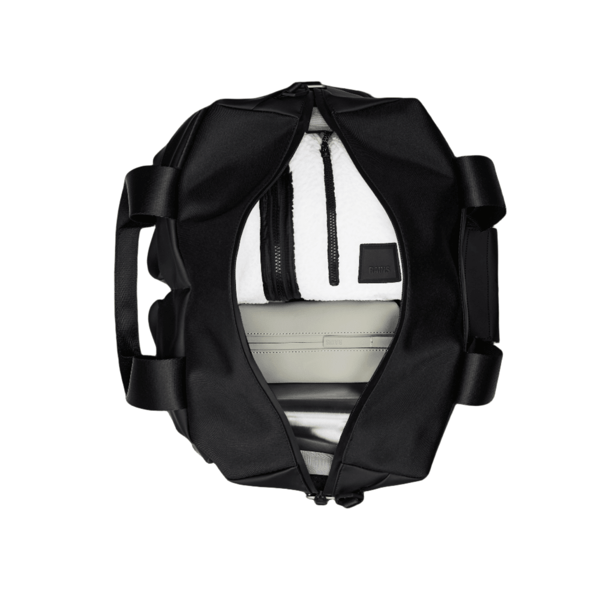 Rains Otaru Weekend Bag Small in Black - Getoutside Shoes