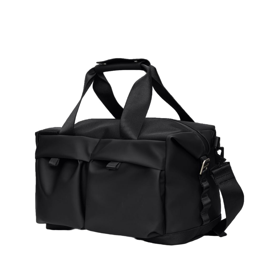 Rains Otaru Weekend Bag Small in Black - Getoutside Shoes