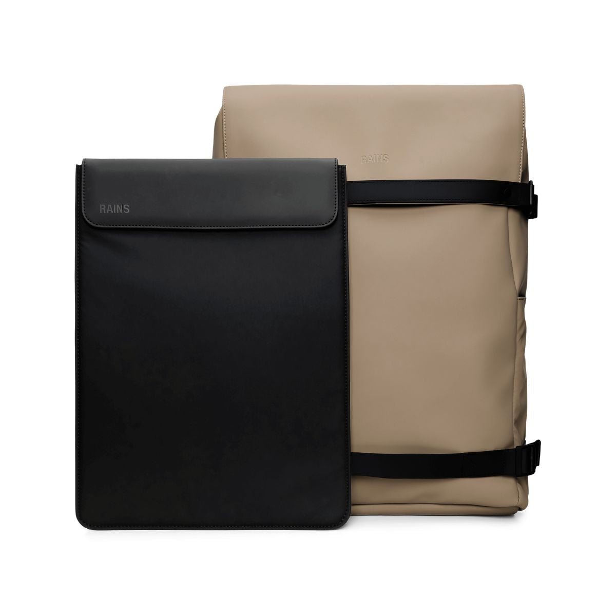 Rains OTG Backpack in Beige - Getoutside Shoes