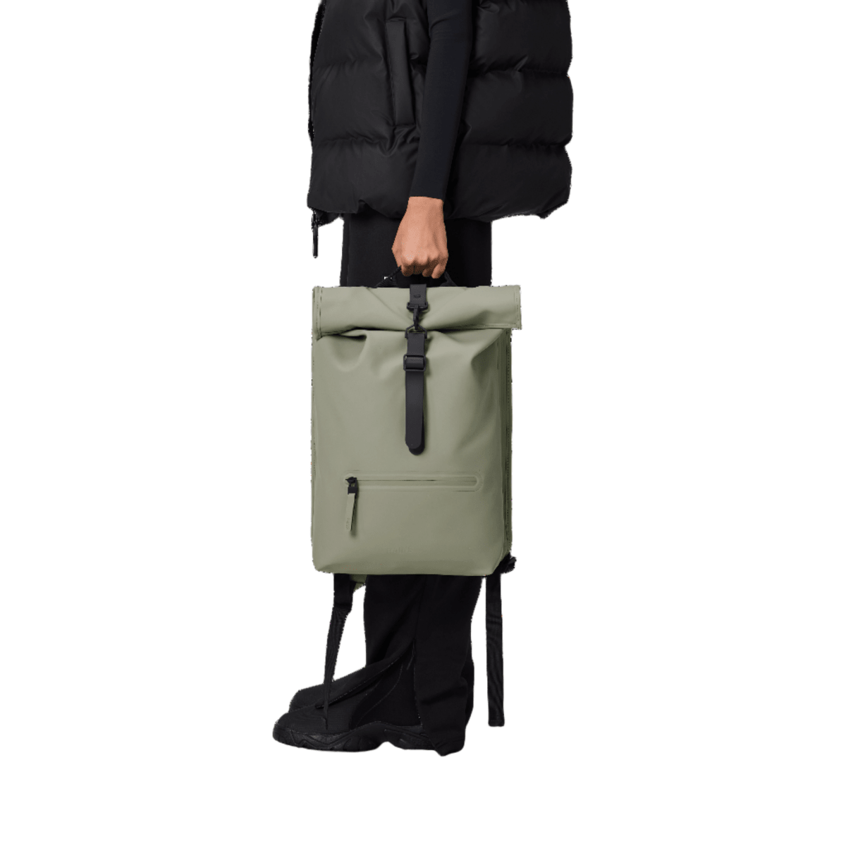 Rains Rolltop Rucksack in Drift - Getoutside Shoes