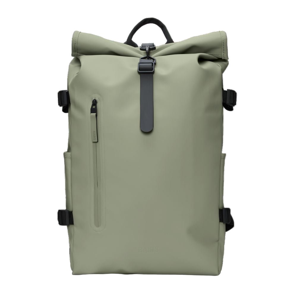 Rains Rolltop Rucksack Large in Drift - Getoutside Shoes