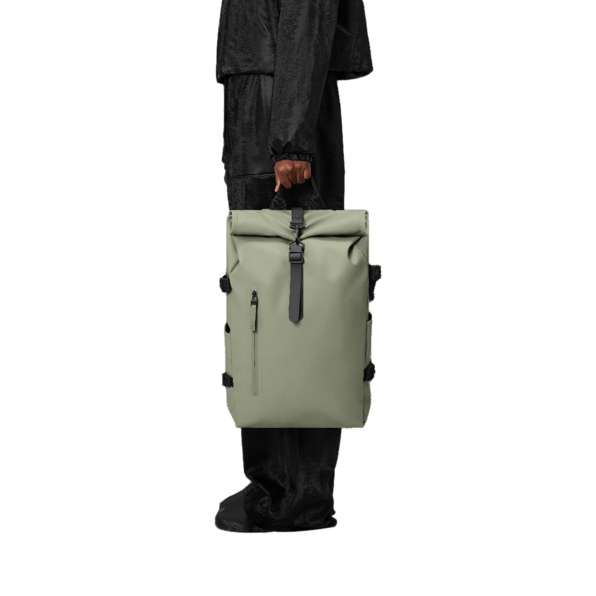 Rains Rolltop Rucksack Large in Drift - Getoutside Shoes