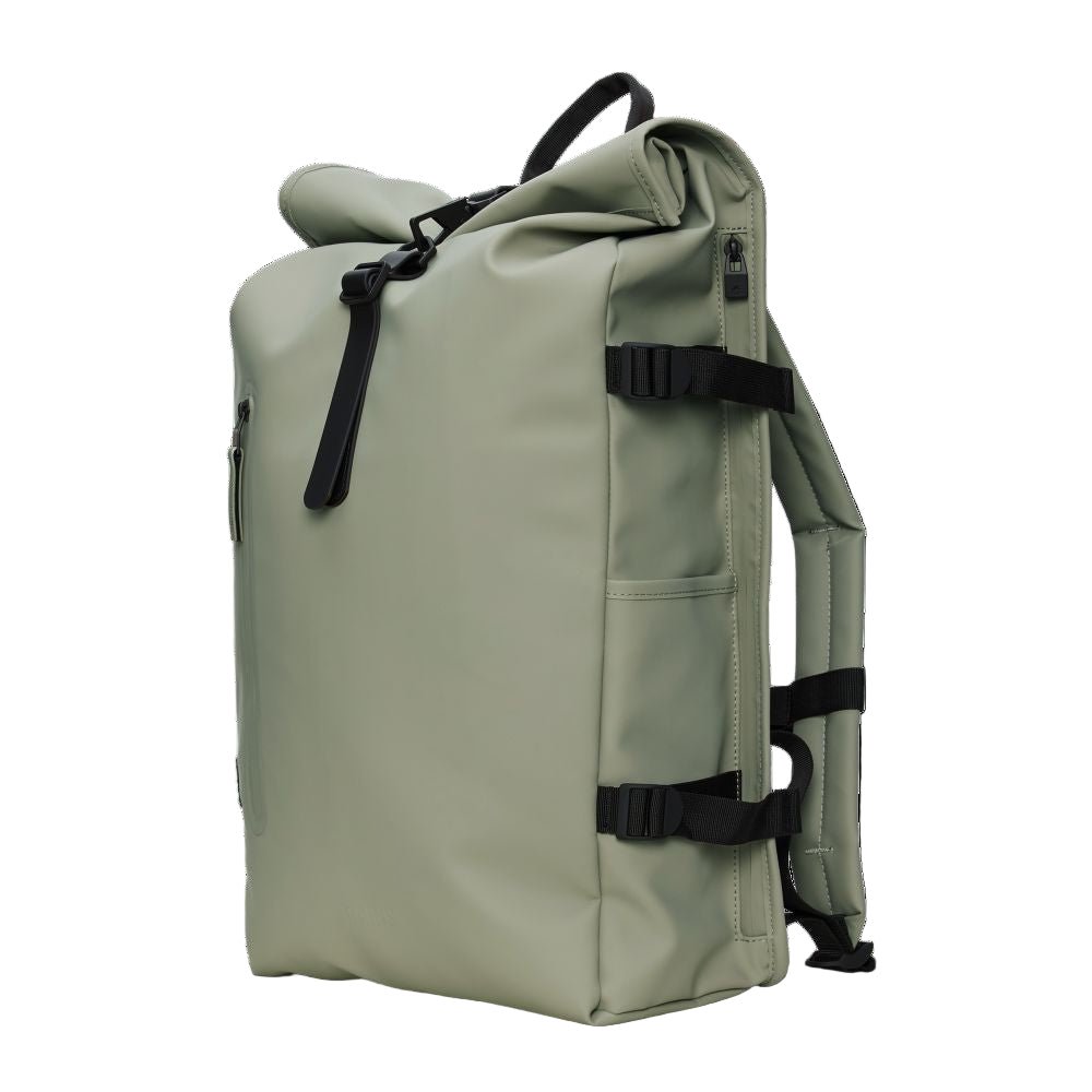 Rains Rolltop Rucksack Large in Drift - Getoutside Shoes