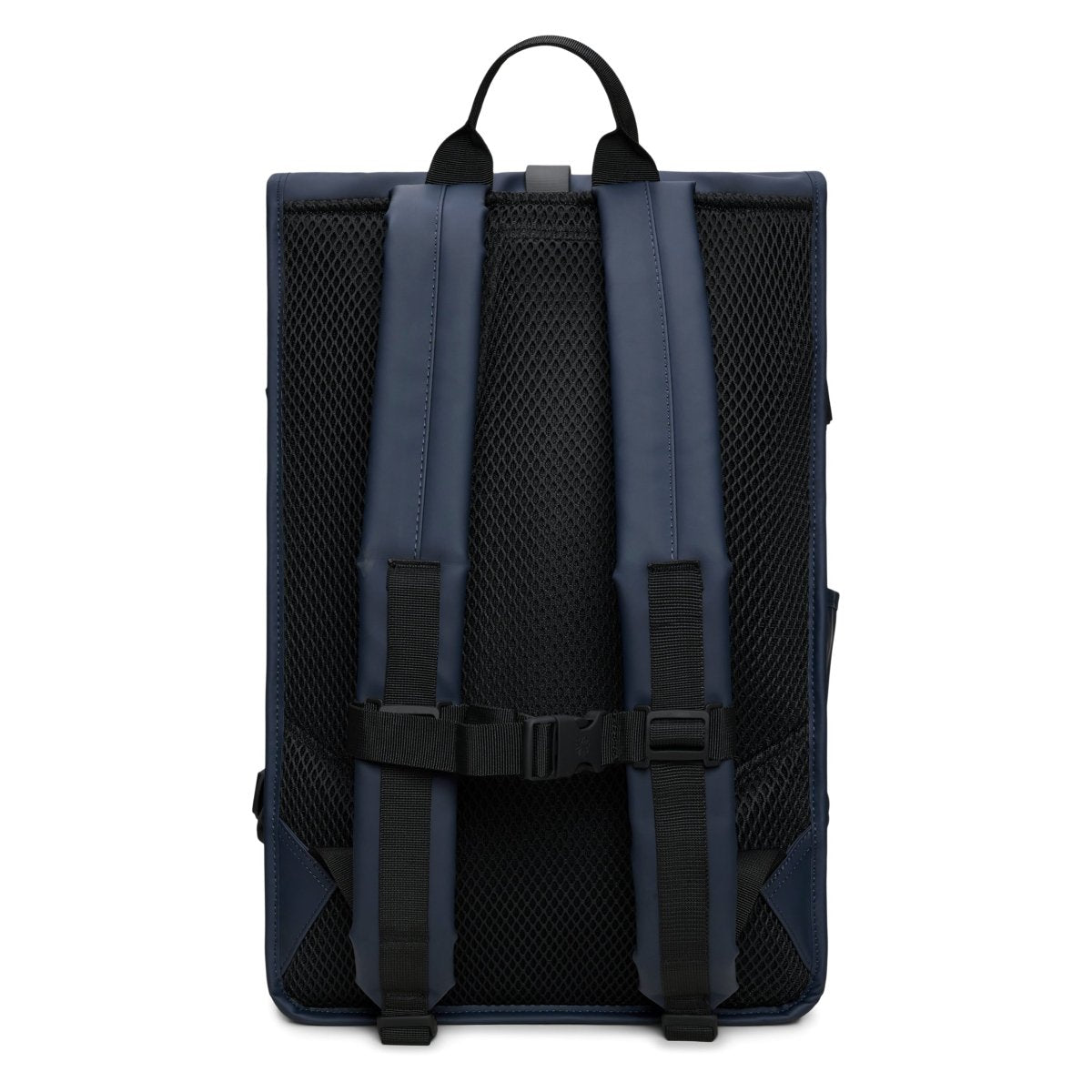 Rains Rolltop Rucksack Large in Navy (not sold online unlisted) - Getoutside Shoes