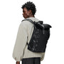 Rains Sibu Rolltop Rucksack in Black - Getoutside Shoes