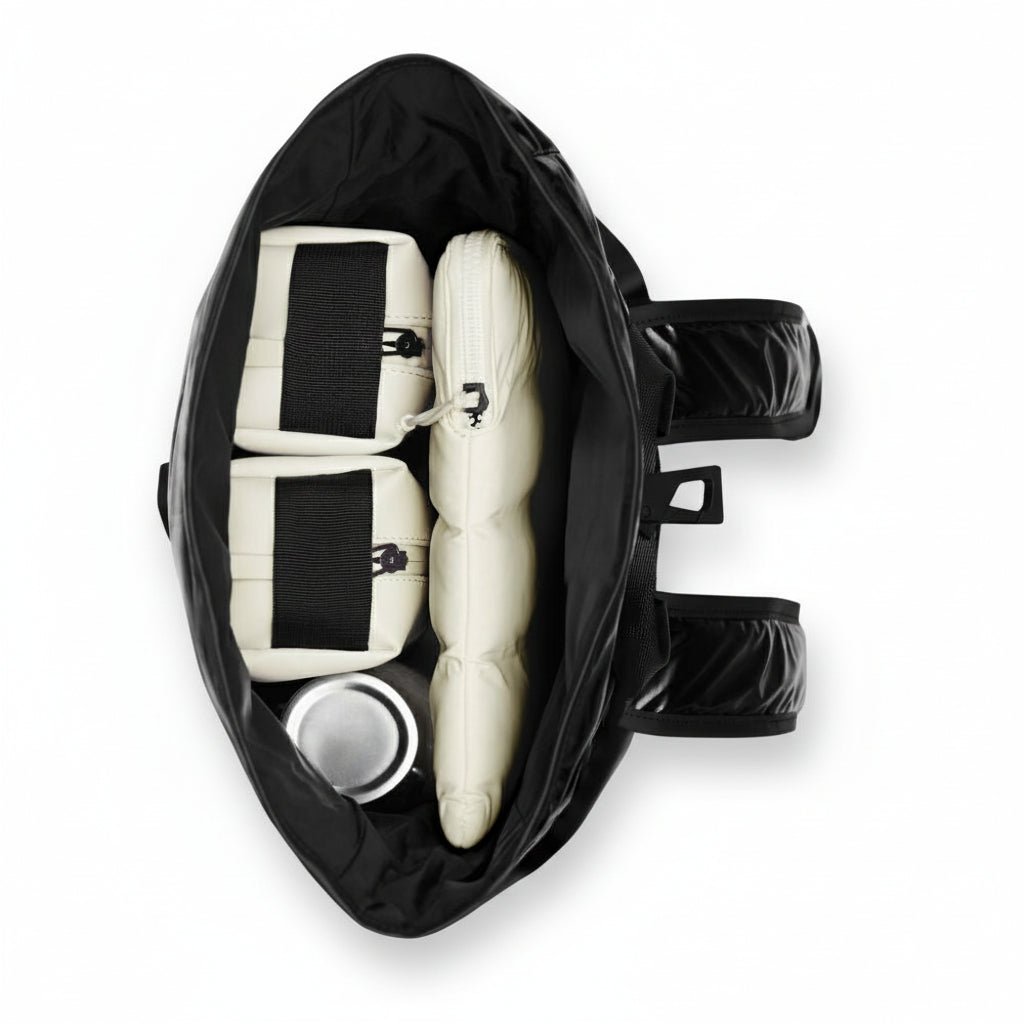 Rains Sibu Rolltop Rucksack Mini in Black - Getoutside Shoes