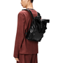 Rains Sibu Rolltop Rucksack Mini in Black - Getoutside Shoes