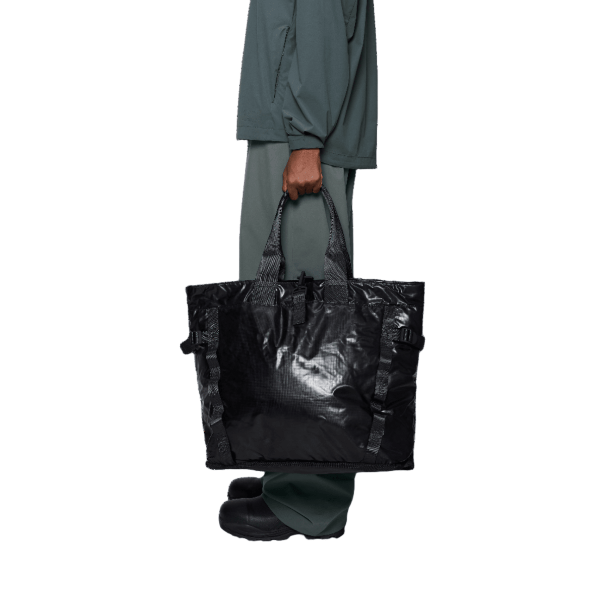 Rains Sibu Shopper Bag in Black - Getoutside Shoes