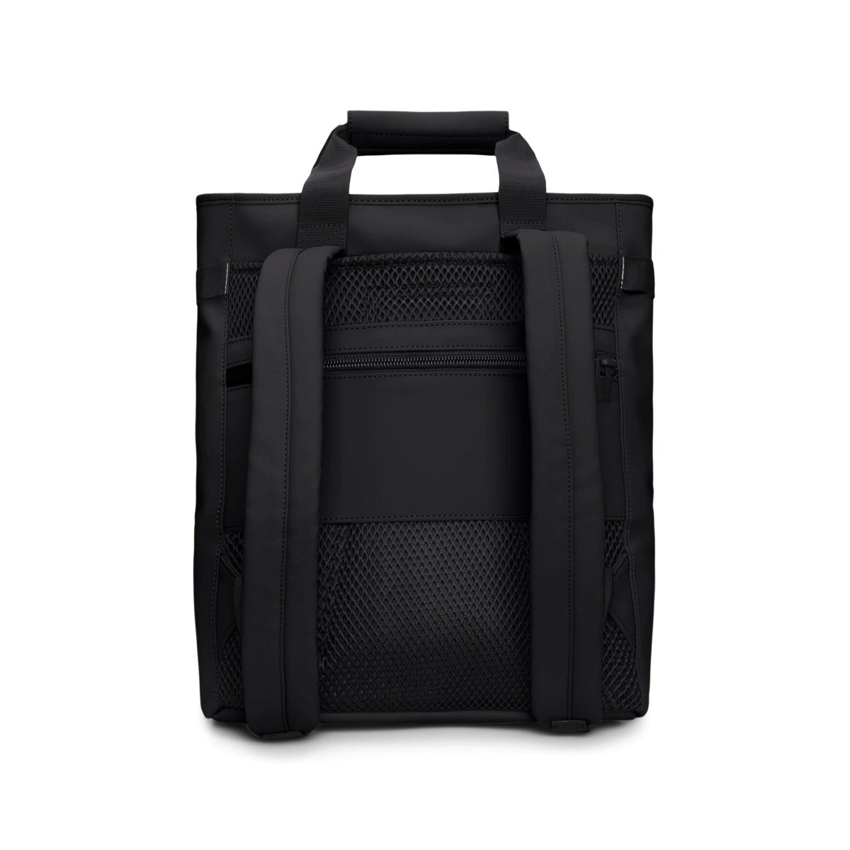 Rains Texel Tote Backpack in Black - Getoutside Shoes