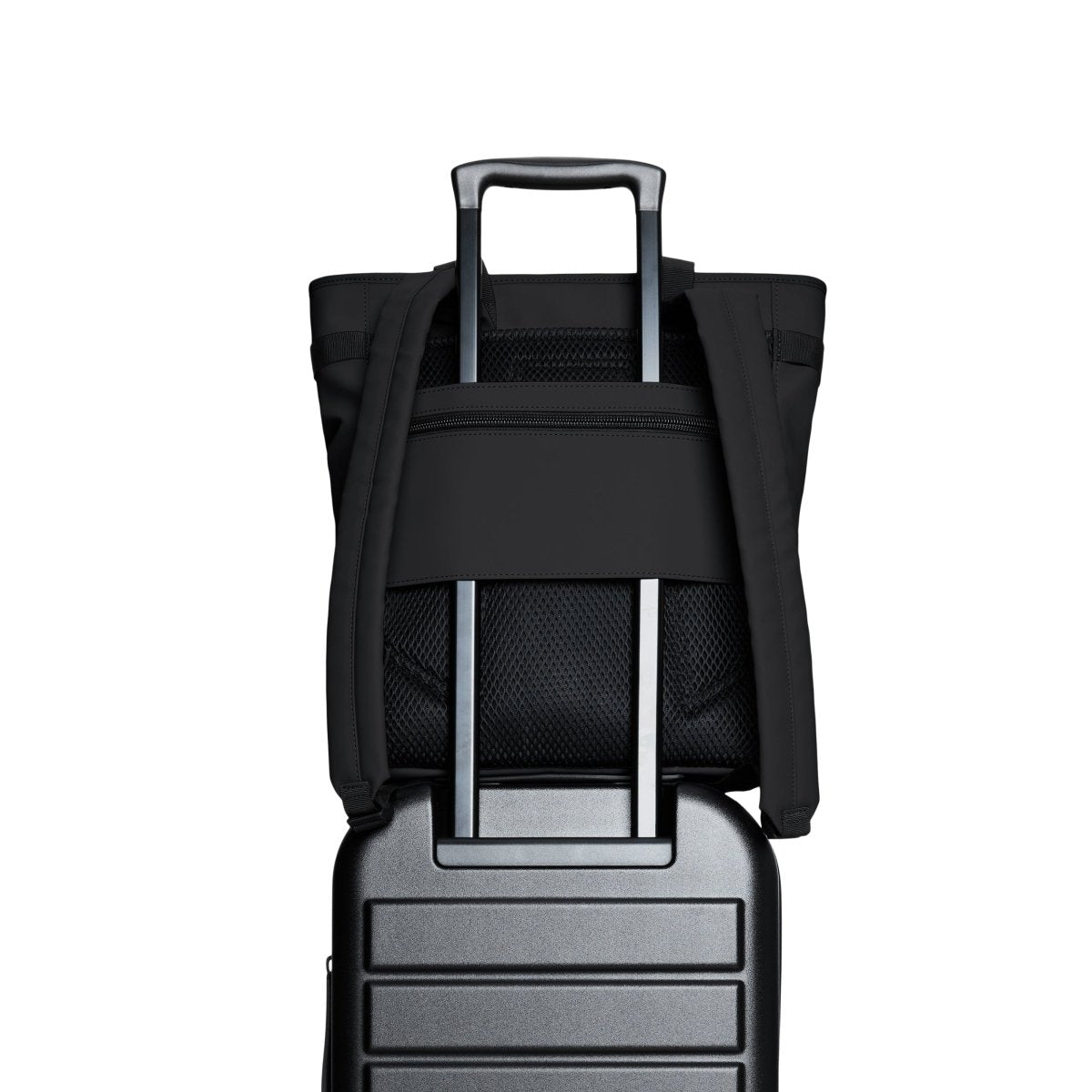 Rains Texel Tote Backpack in Black - Getoutside Shoes
