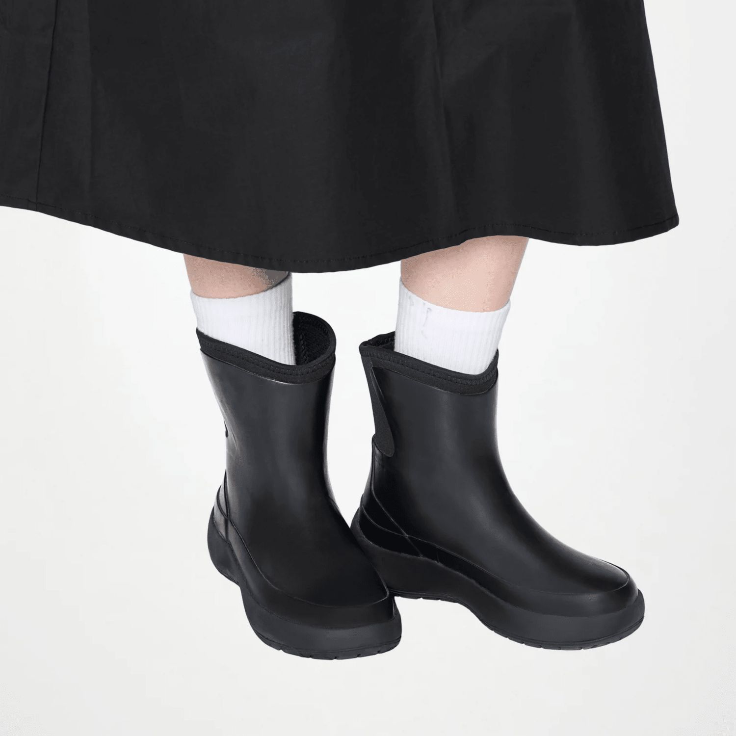 Rains Women's Dry Boot Mid in Black - Getoutside Shoes