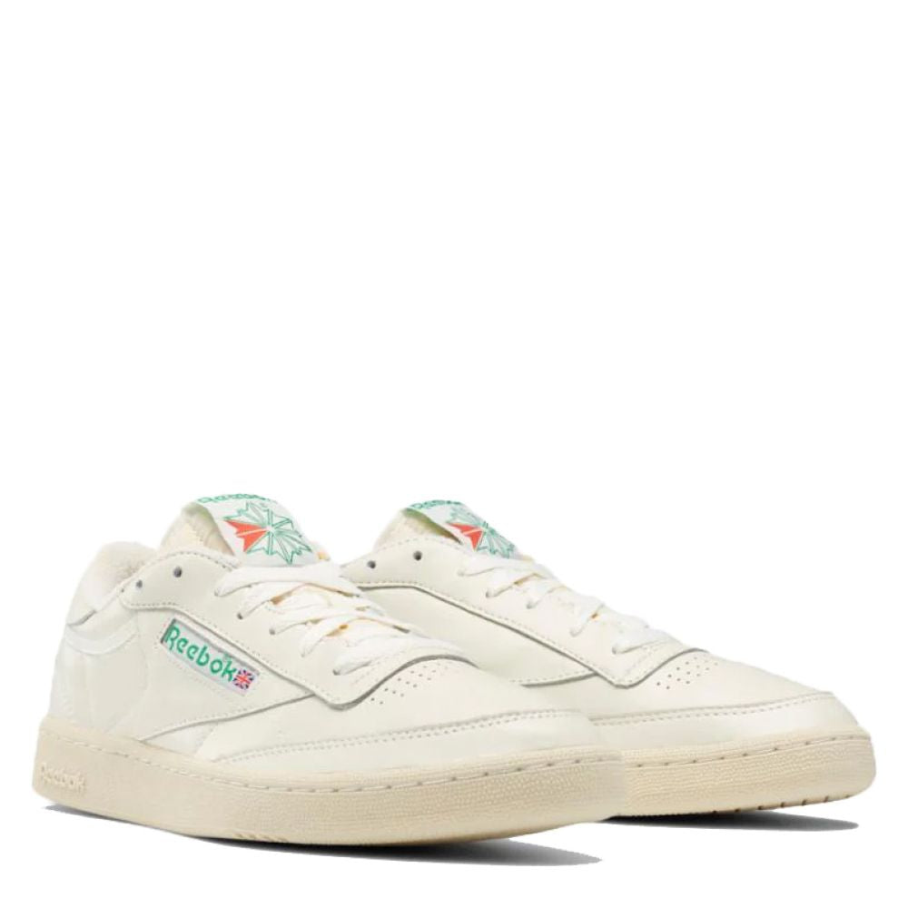 Reebok Club C 85 Vintage in Chalk/Paper White/Green