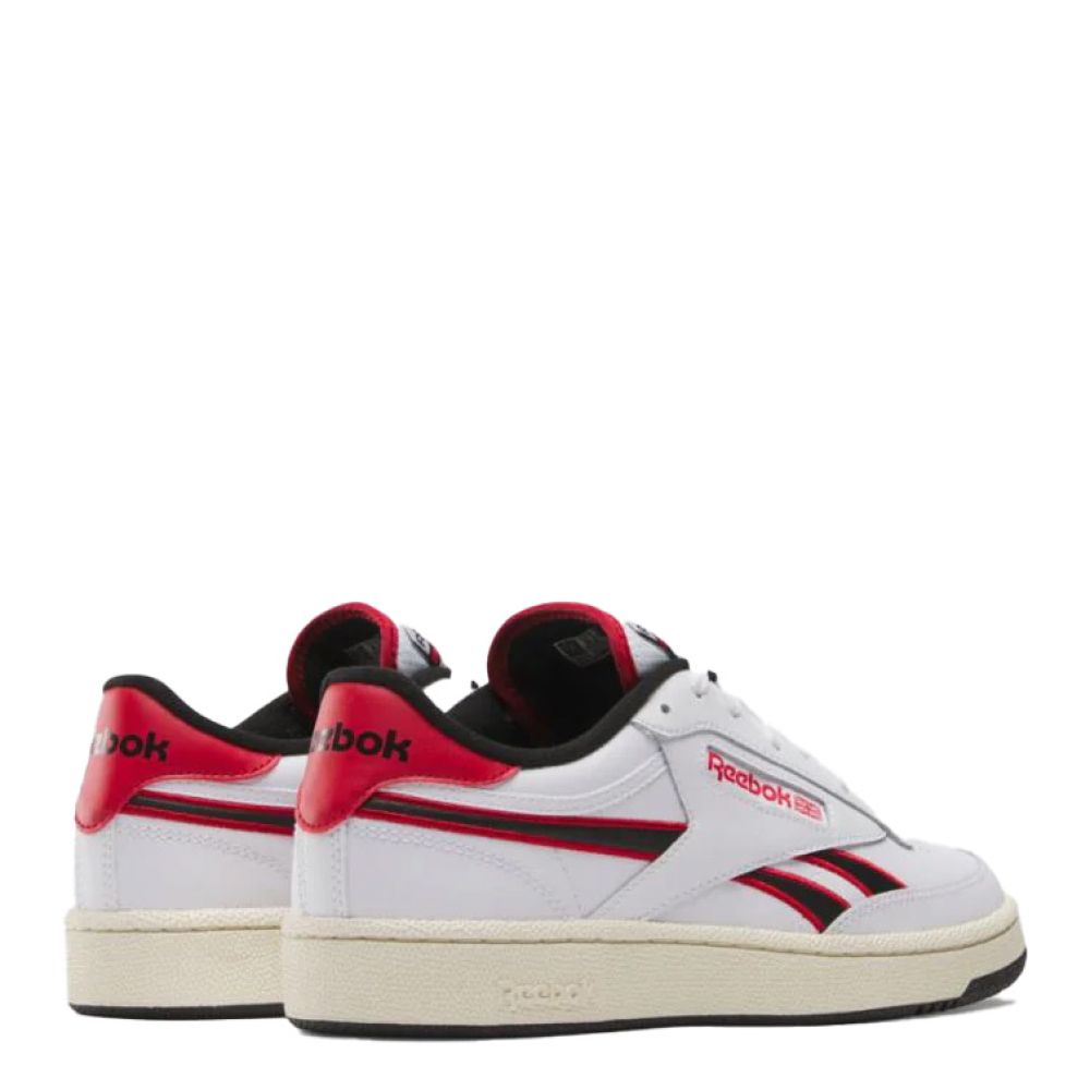 Reebok Men's Club C Revenge in White/Vecto Red/Black