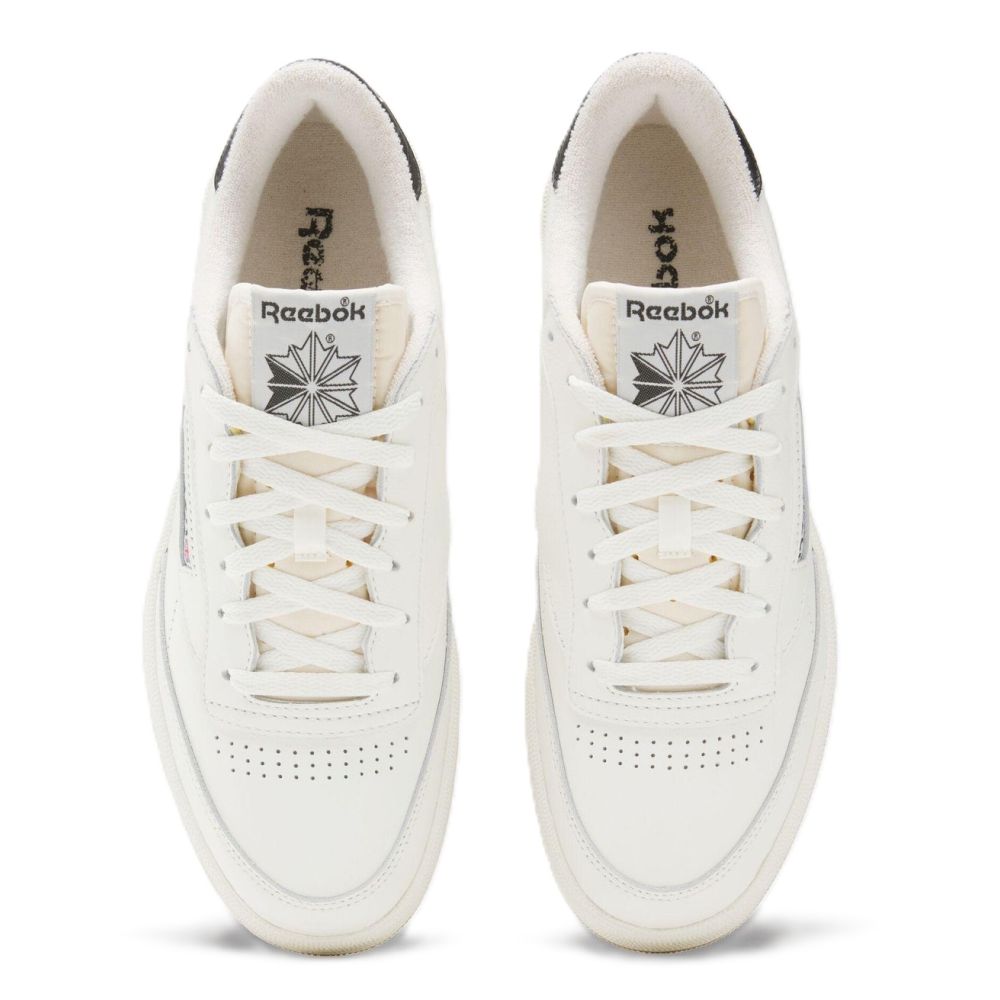 Reebok Men's Club C 85 Vintage in Chalk/Black/Gum