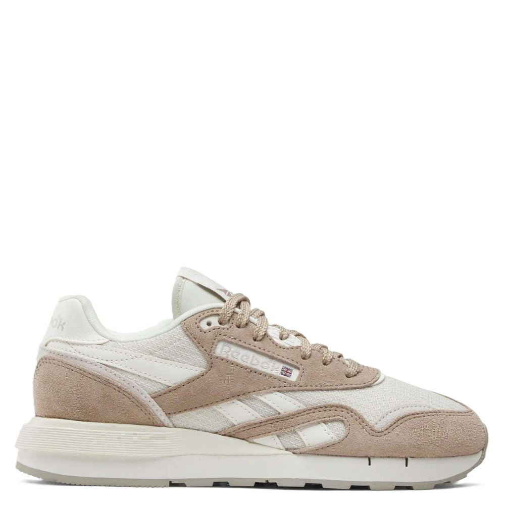 Reebok Women's Classic Nylon 89 in Alabaster/Grainy Grey/Chalk