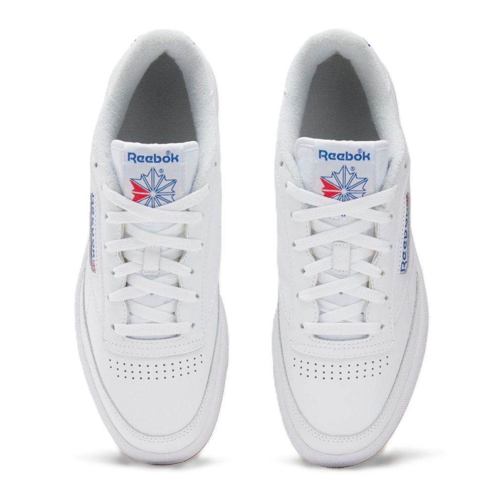 Reebok Men's Club C 85 in Ftwrwhite/Blue/Gum