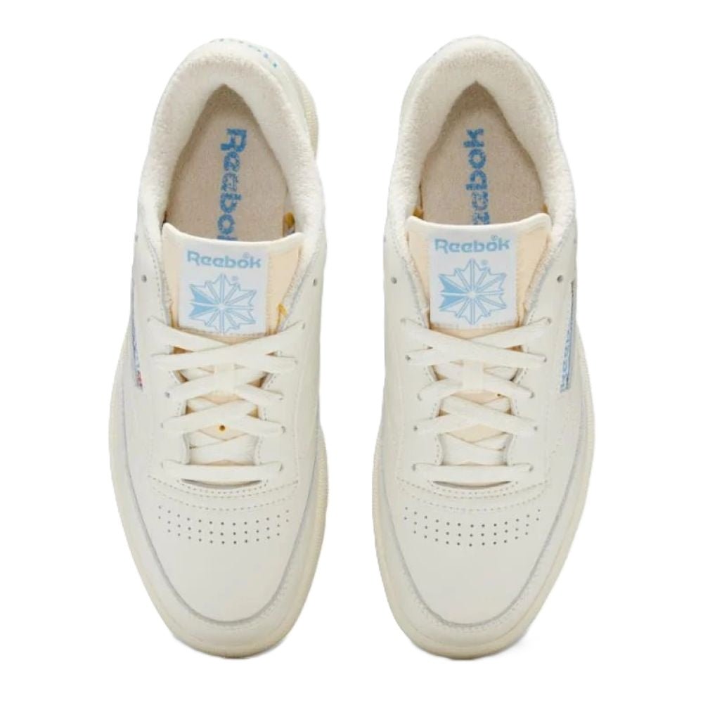 Reebok Club C 85 Vintage in Chalk/Alabaster/Essential Blue - Getoutside Shoes