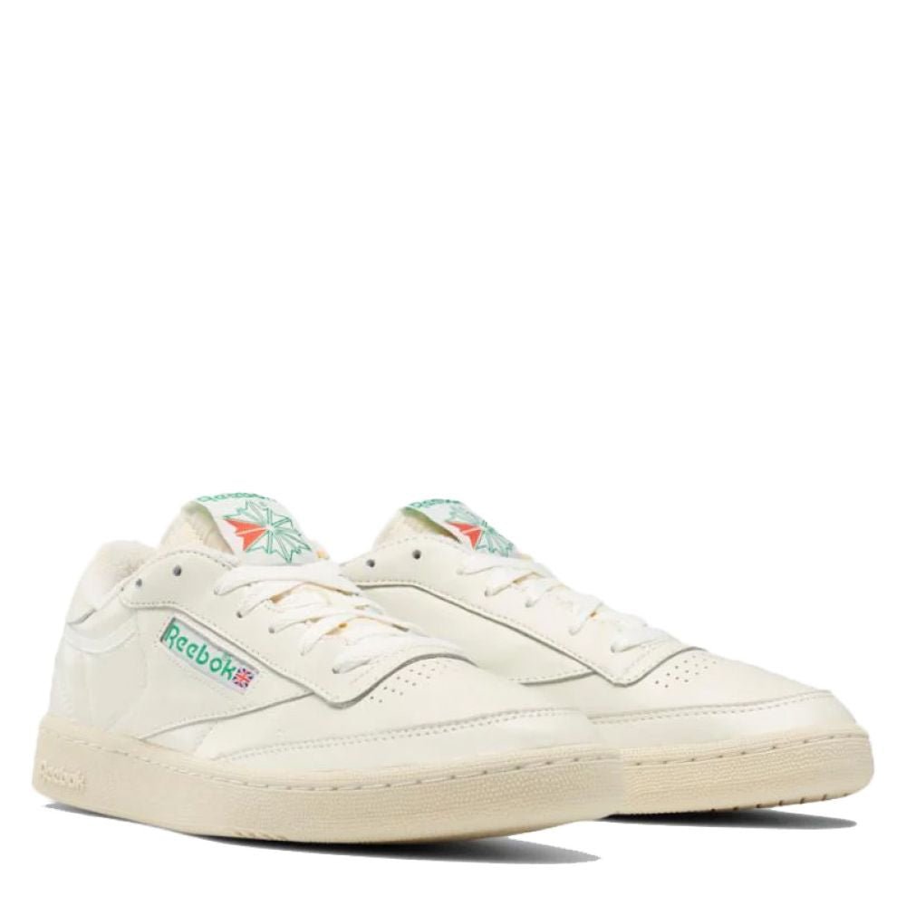Reebok Club C 85 Vintage in Chalk/Paper White/Green - Getoutside Shoes