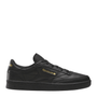 Reebok Men's Club C 85 in Black/Almost Black/Gold - Getoutside Shoes