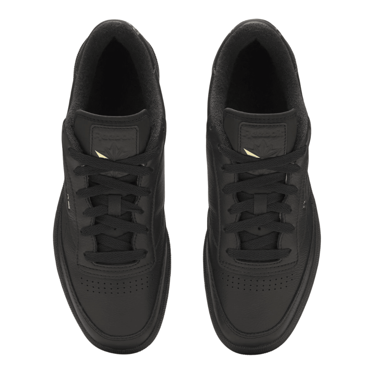 Reebok Men's Club C 85 in Black/Almost Black/Gold - Getoutside Shoes