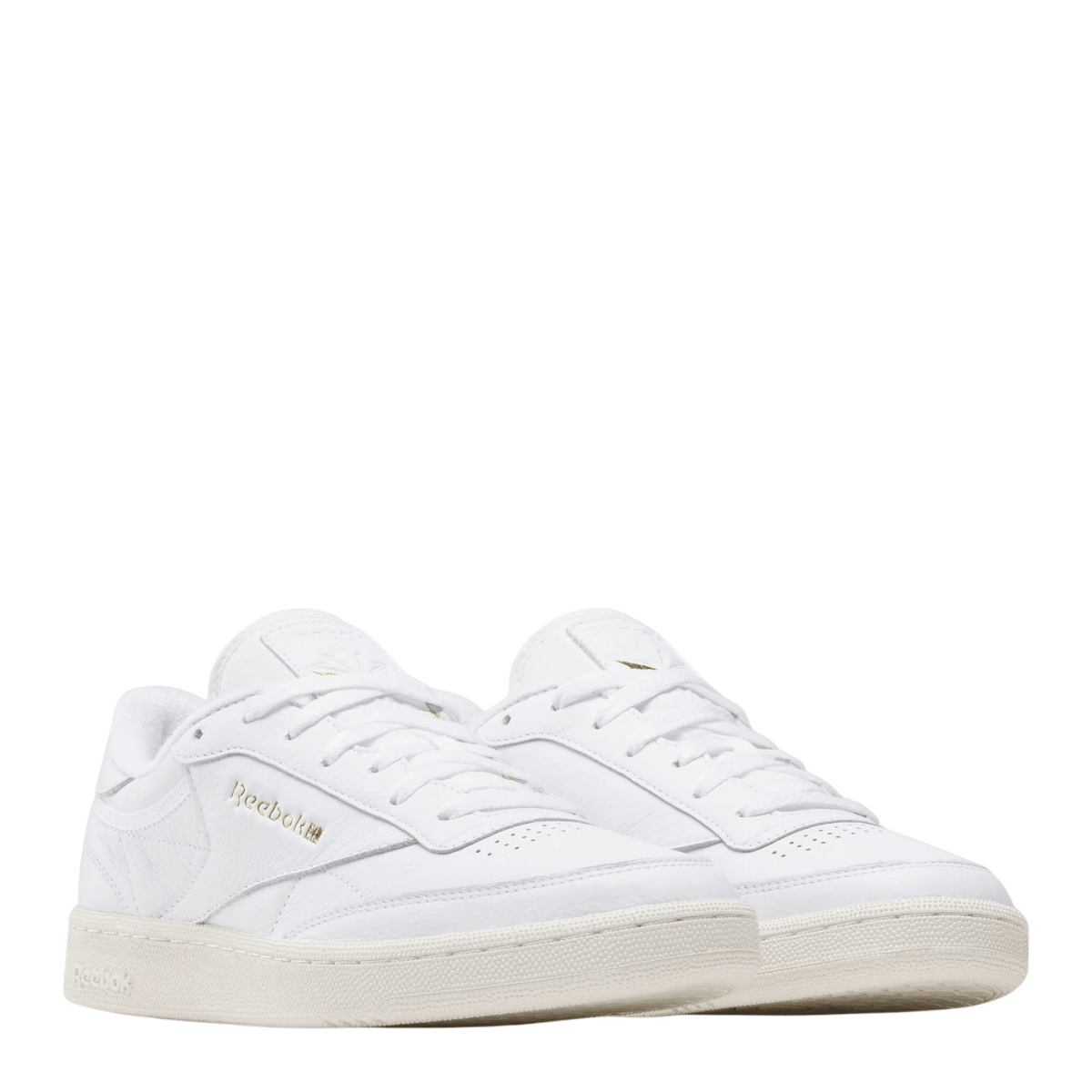 Reebok Men's Club C 85 in Ftwr White/Chalk/Gold - Getoutside Shoes