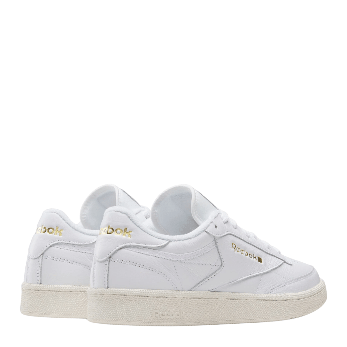 Reebok Men's Club C 85 in Ftwr White/Chalk/Gold - Getoutside Shoes