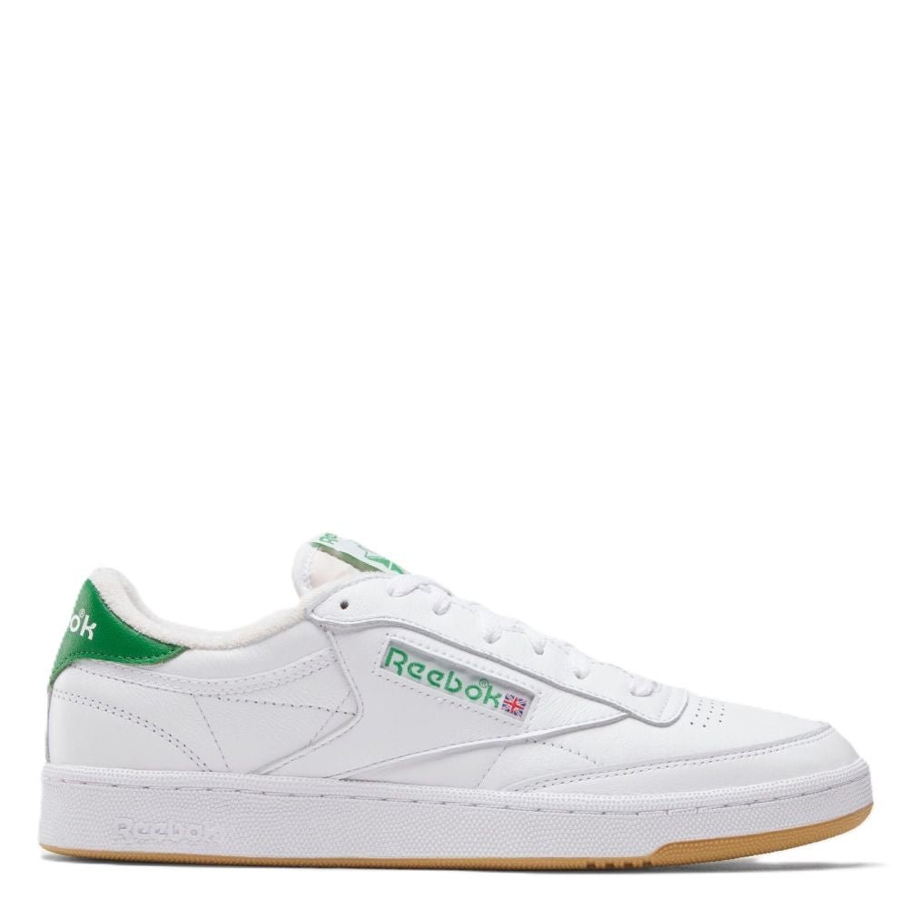 Reebok Men's Club C 85 in Ftwrwhite/Glen Green/Rubber - Getoutside Shoes