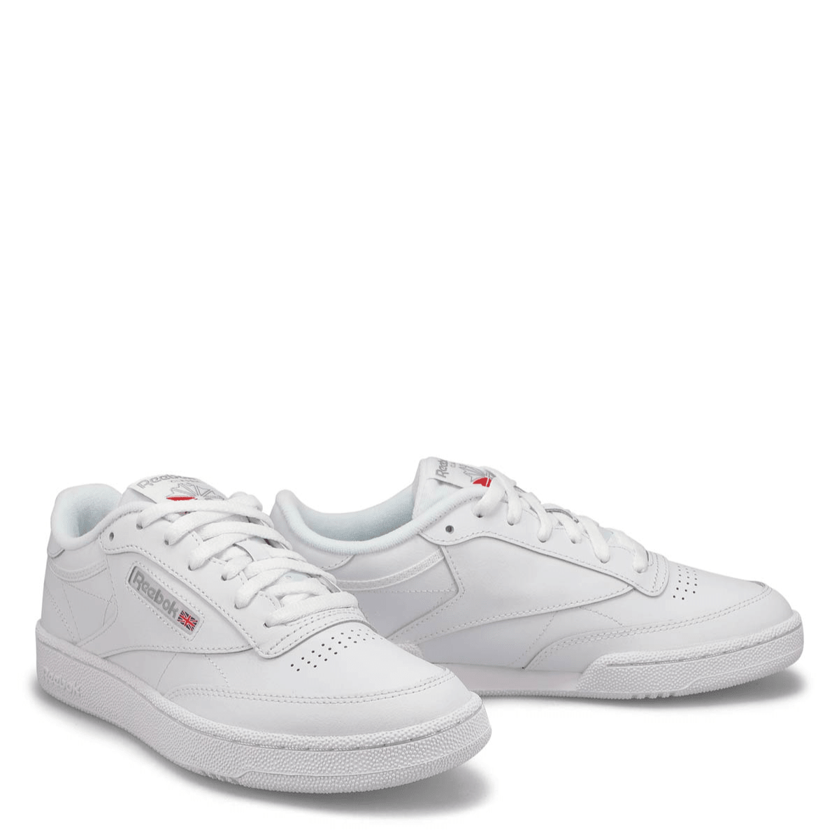 Reebok Men's Club C 85 in White/Sheer Grey - Getoutside Shoes
